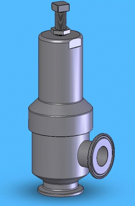 Sanitary relief Valve Quick Clamp Flanges